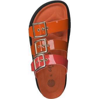 Genuins Cristi Vegan Charol Pantolette in rot