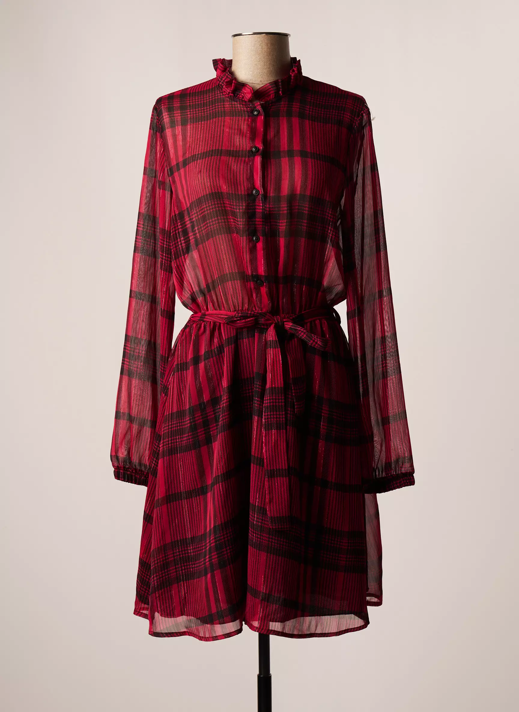 Kocca Robes Mi Longues Femme couleur rouge