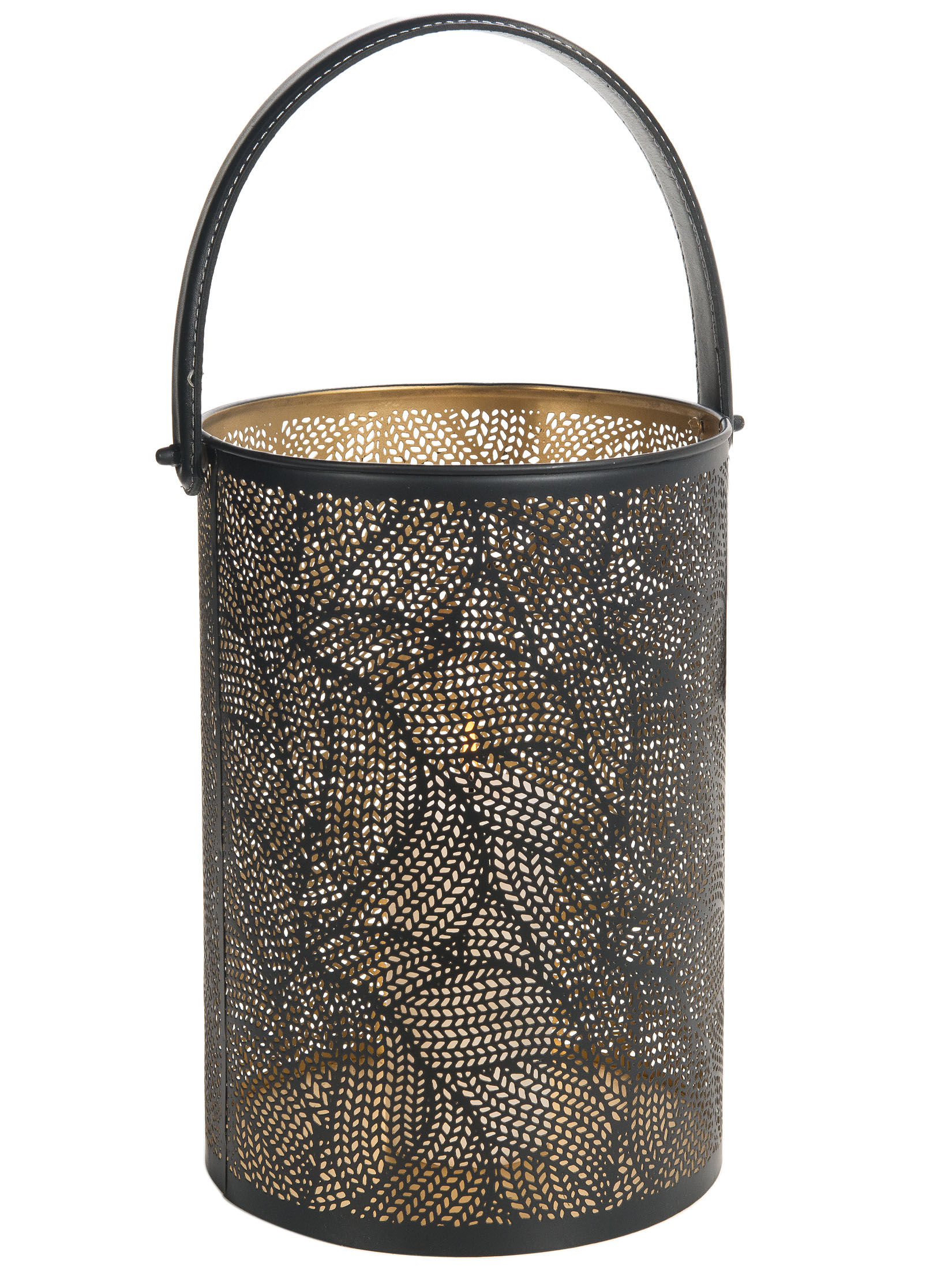 Verucca Windlicht, Black/Gold