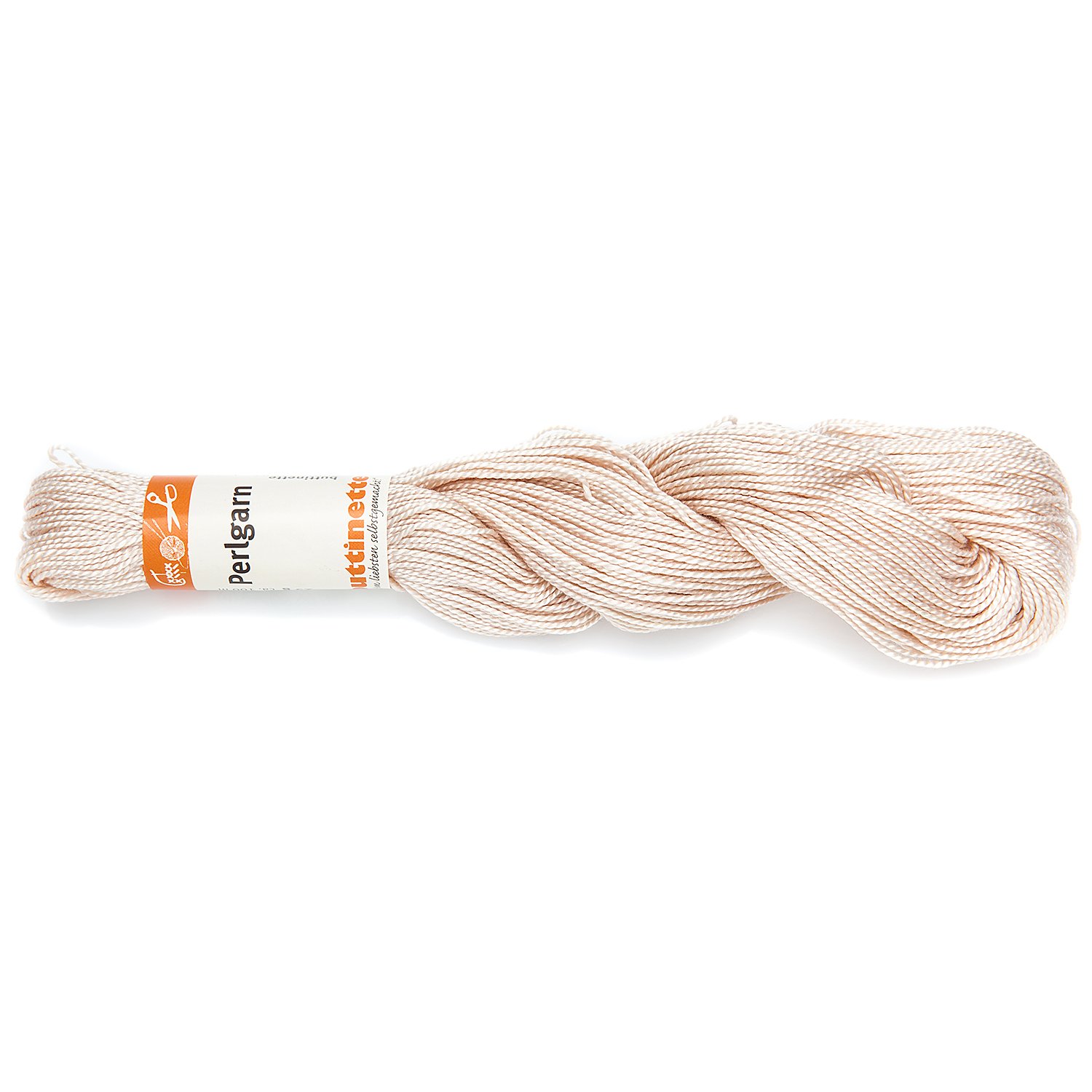 buttinette Perlgarn, natur, 25g-Strang