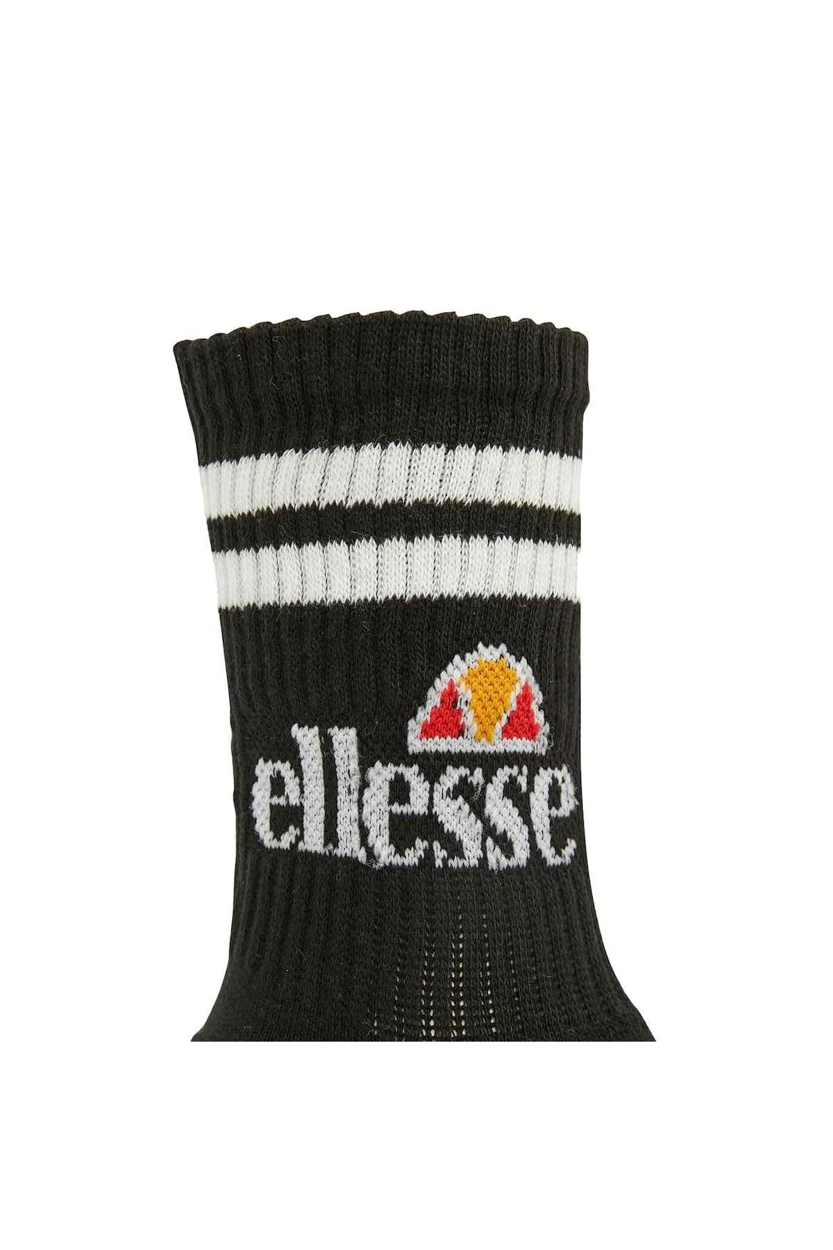 Ellesse  Unisex Sportsocken PULLO, 3 Paar - Tennissocken, Crew Socken, Logo