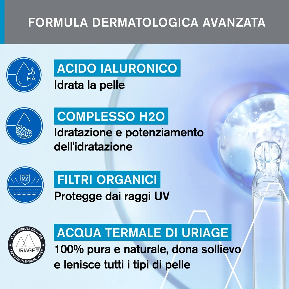 Crema hidratante facial de día EAU THERMALE