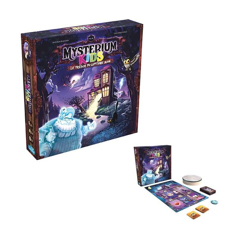 Jeu de société Mysterium Kids : Le Trésor du Capitaine Bouh Asmodée