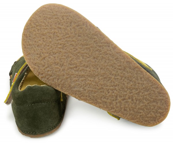 EF Barefoot Kids ~ Sam Leder Sandale ~ Grün