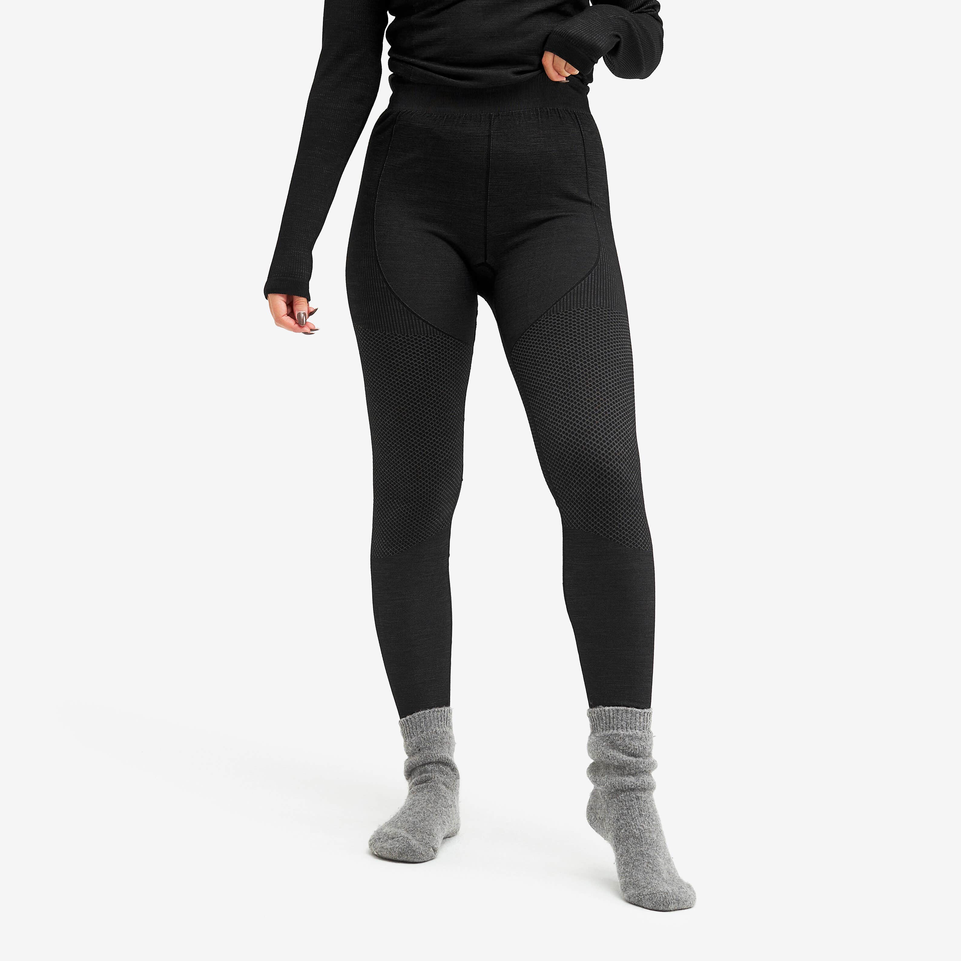 Fuse Merino Base Layer Set Femme Anthracite