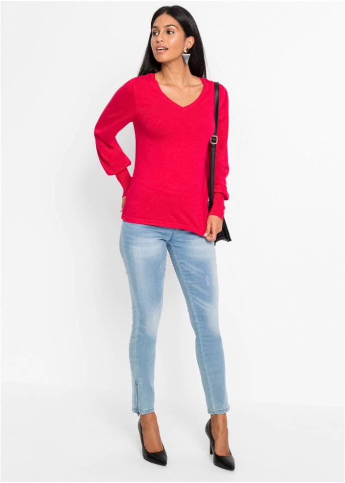 Pullover mit Ballonärmeln