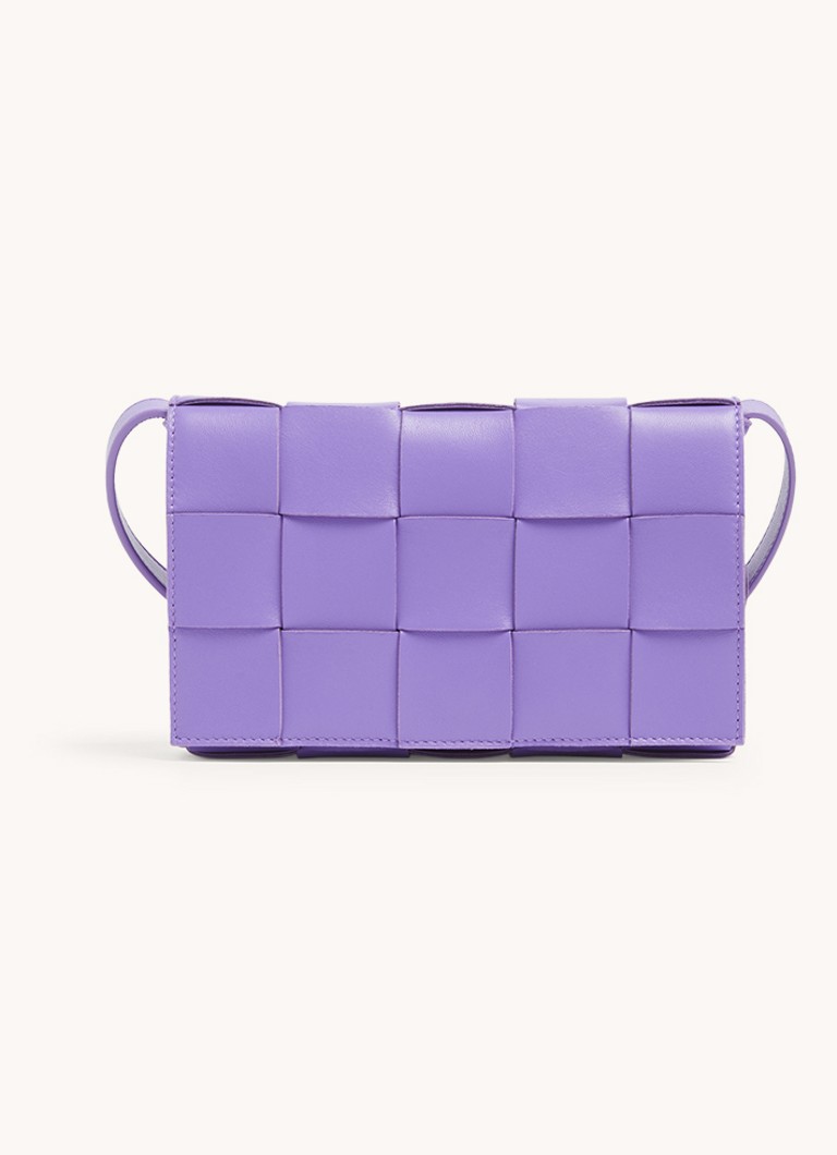Τσάντα χιαστί από δέρμα αρνιού Bottega Veneta Cassette