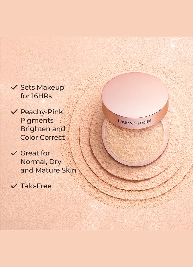 Laura Mercier Ultra-Blur, cipria in polvere libera traslucida senza talco