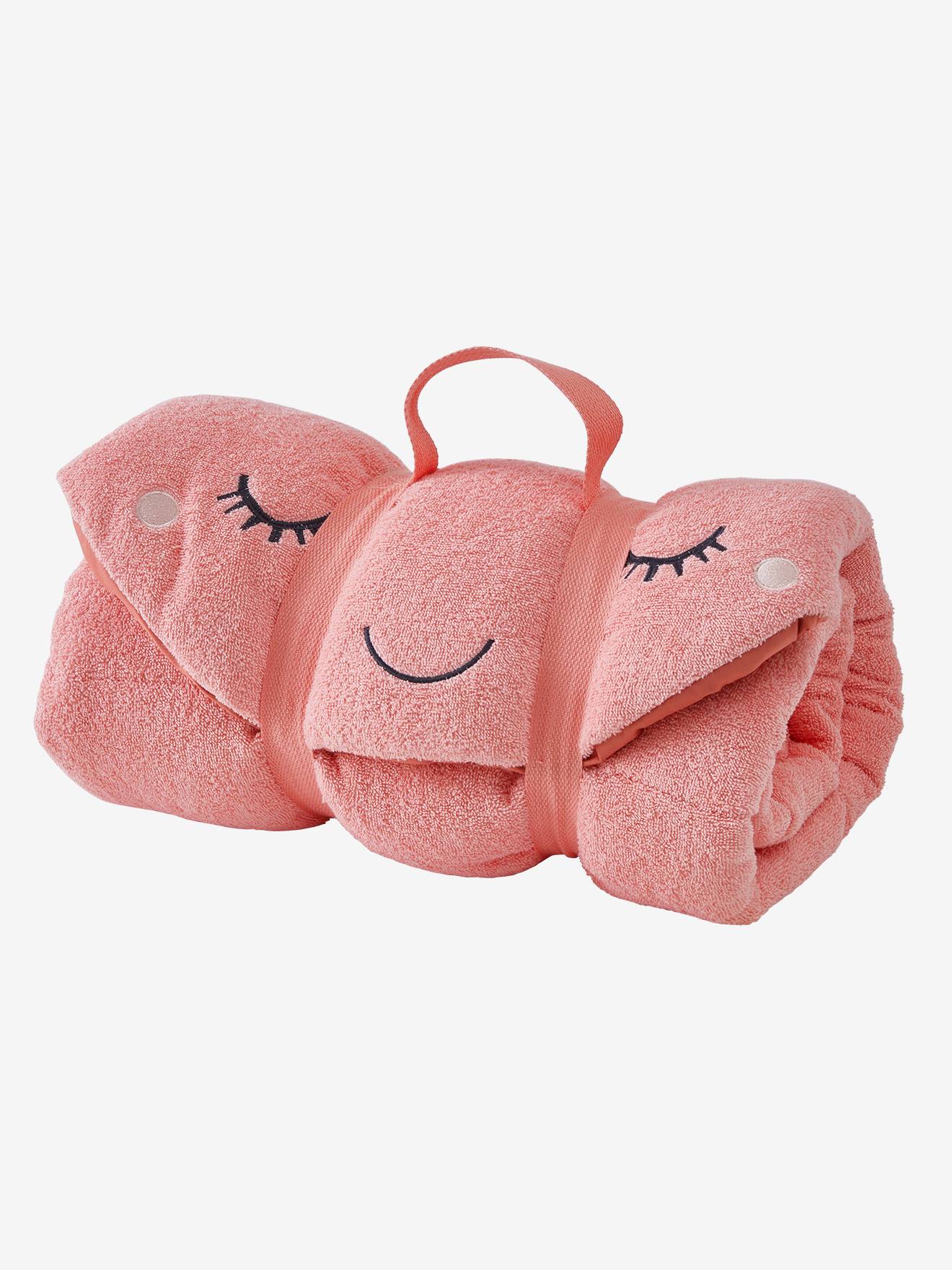 Vertbaudet Kinder Strandmatte FISH - hellblau