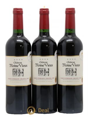 Saint-Émilion Grand Cru Château Moine Vieux 2009 - Lot de 3 Bouteilles