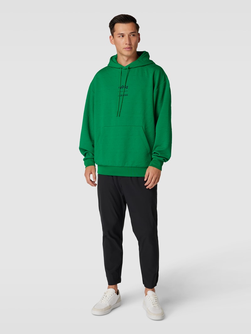 Hoodie mit Känguru-Tasche Modell 'Sly AJ' in hellgrün