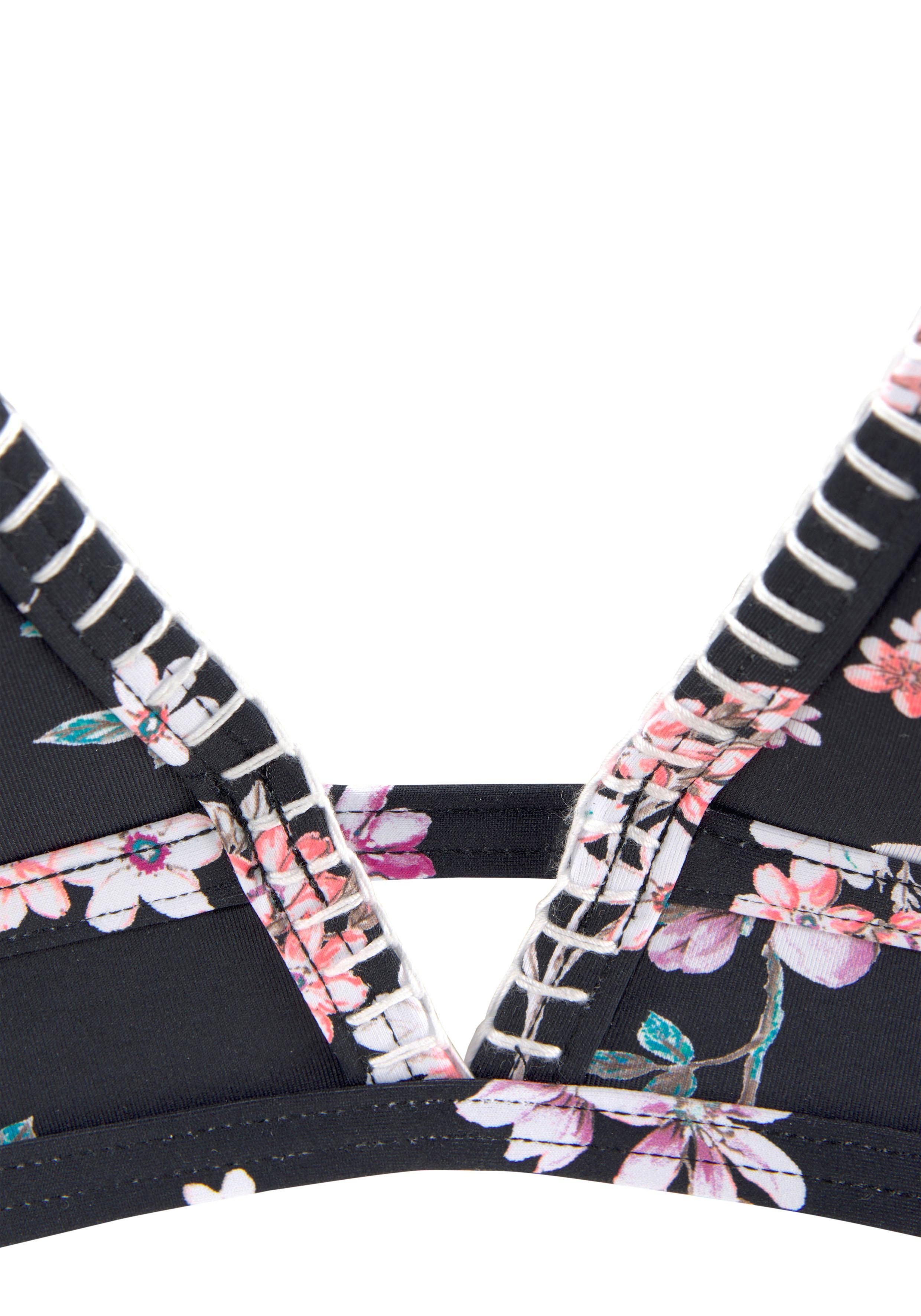 Sunseeker Triangel-Bikini-Top Ditsy, mit trendigem Print