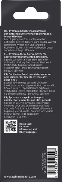 ZWILLING Beauty Premium Gesichtshaarentferner - mint/silver Gesicht Roll-On