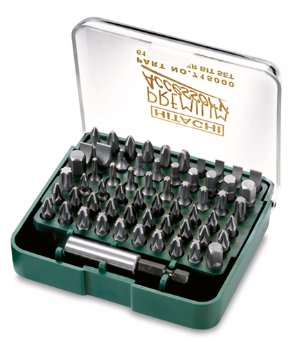 HiKOKI Accessories 715000 Zestaw bitów 61-częściowy