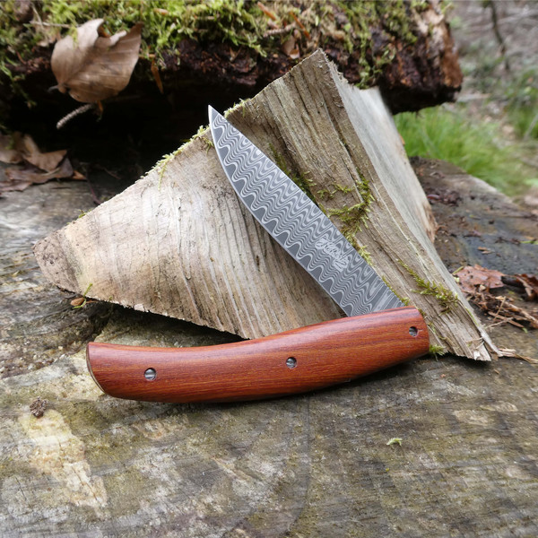 TASCHENMESSER DAMAST - Klappmesser
