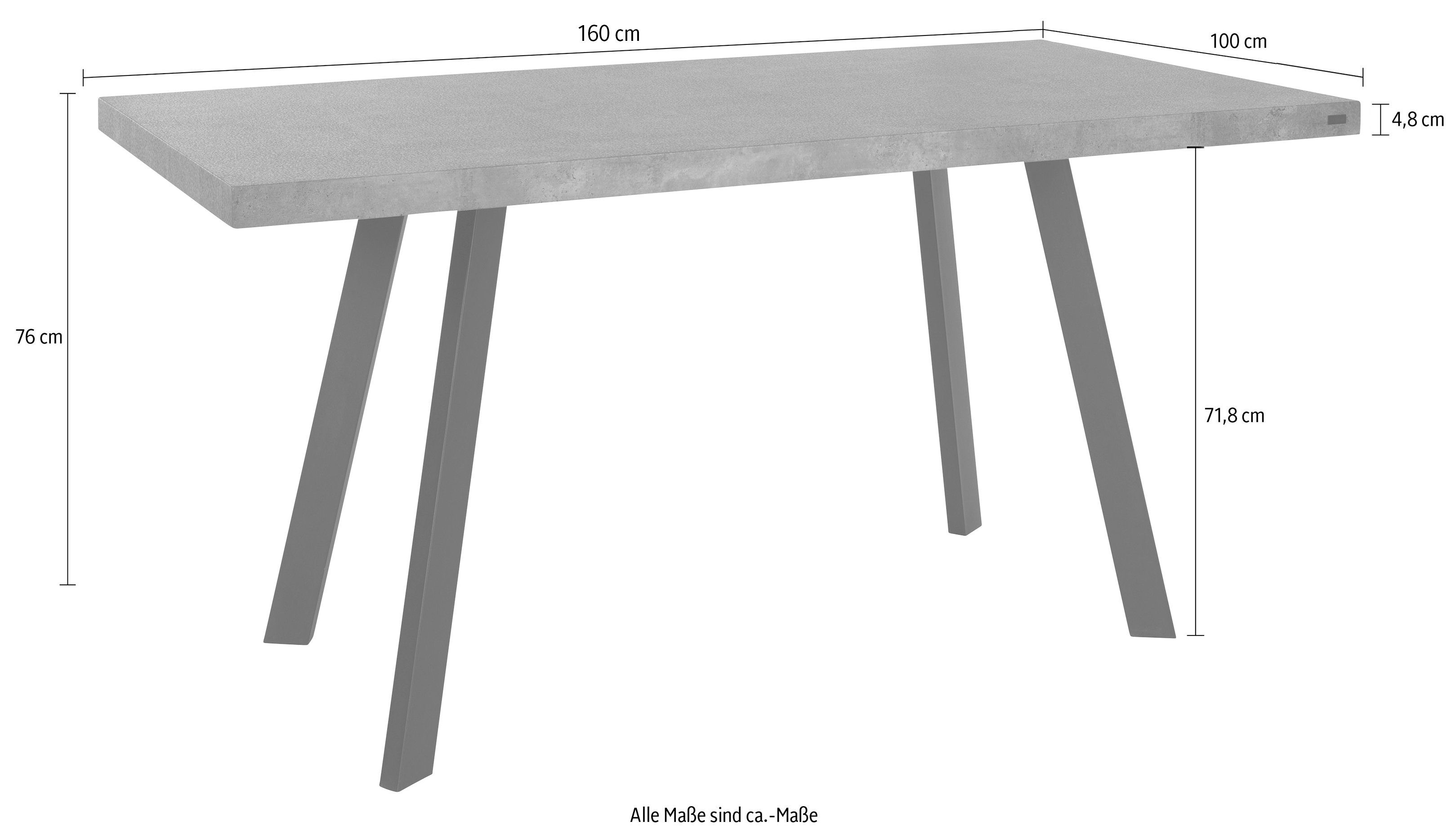 INOSIGN Esstisch Brac, Gestell aus Metall