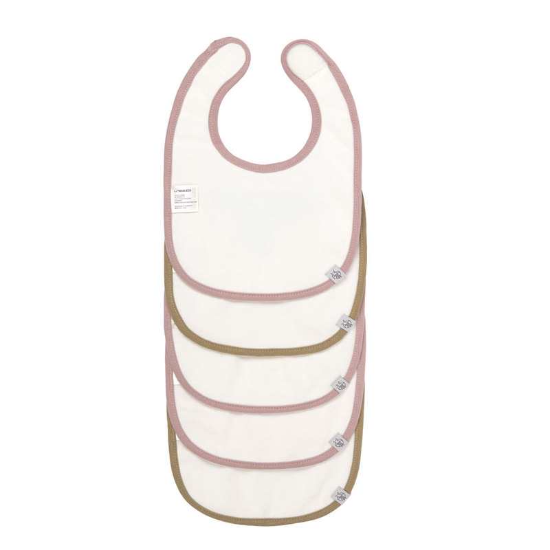Lot de 5 bavoirs éponge souris