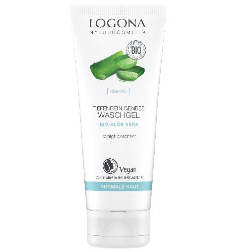 LOGONA Tiefenreinigendes Waschgel Bio-Aloe Vera 100 ml
