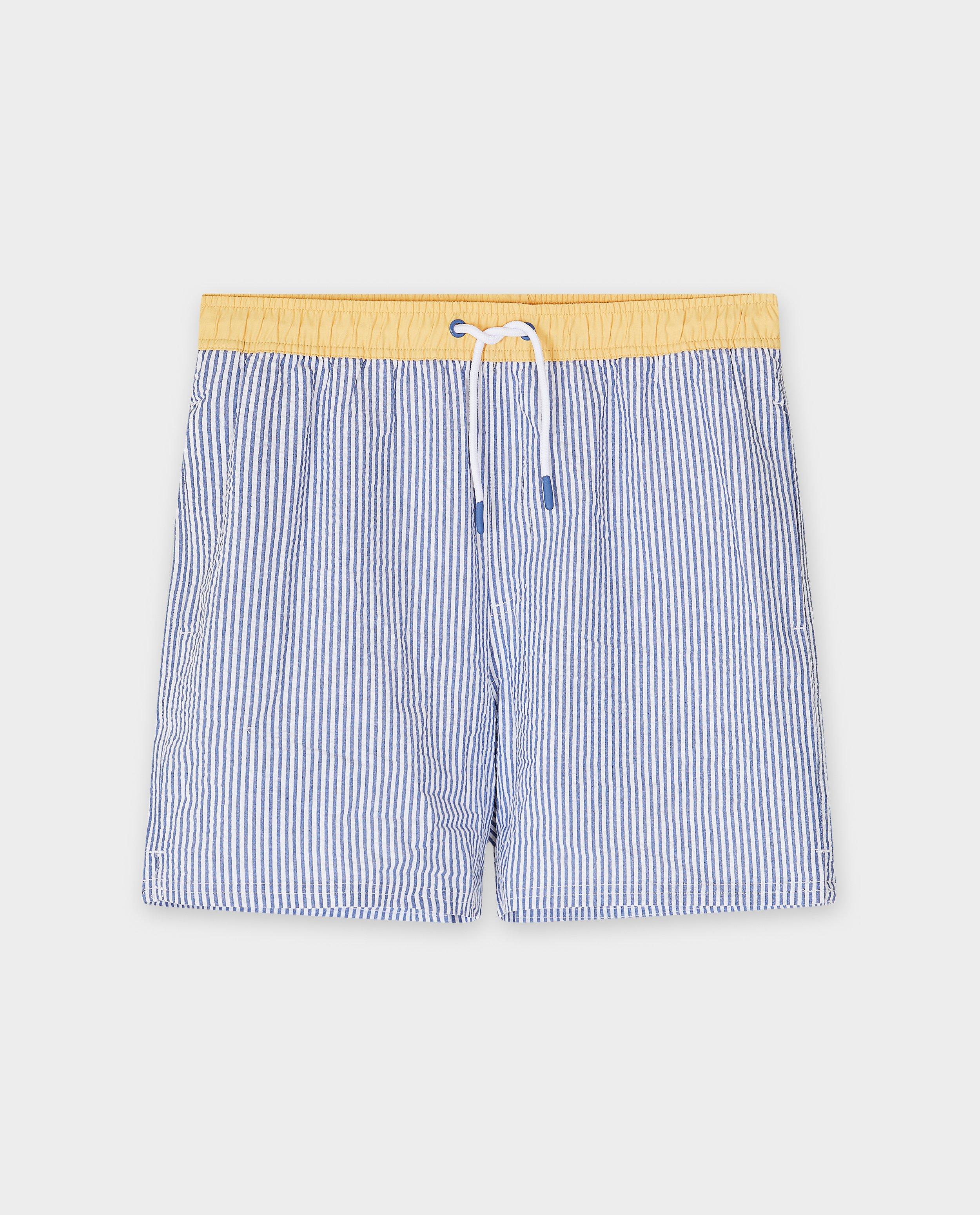 Familystories Texturált fürdőnadrág, XS-XXL, kék
