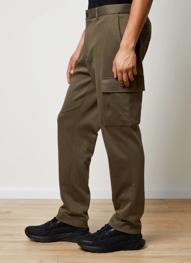 Pantaloni cargo Moncler Slim Fit cu buzunare cu clapă