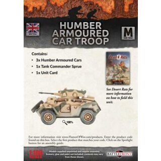 Desert Rats Humber Armoured Car Troop
