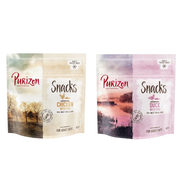Probierpaket Purizon Katzensnack 2 x 40 g