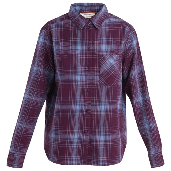 Icebreaker - Women's 200 Dawnder L/S Flannel Shirt Plaid - Bluse