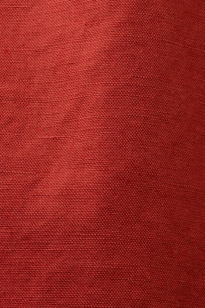 Shorts mit Bindegürtel, Baumwoll-Leinenmix