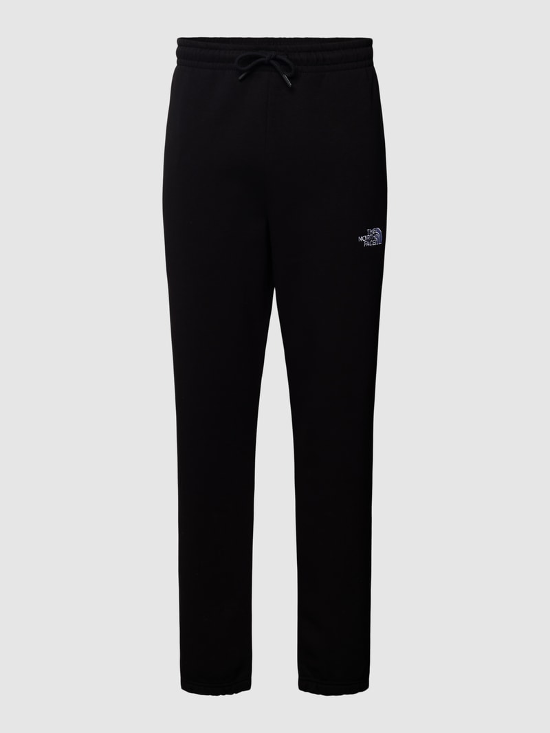 Sweatpants mit elastischem Bund in schwarz