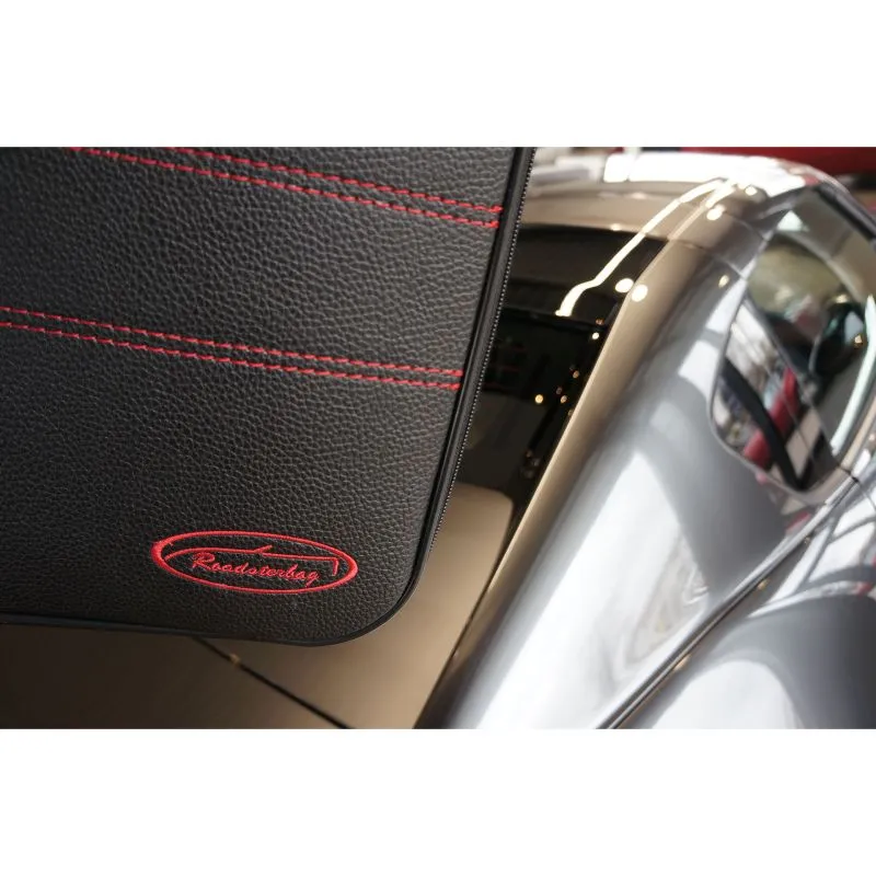 Roadsterbag Mazda MX-5 ND + RF (EU) - 3tlg. Kofferset Kofferraum - Naht Rot\/Futter Grau