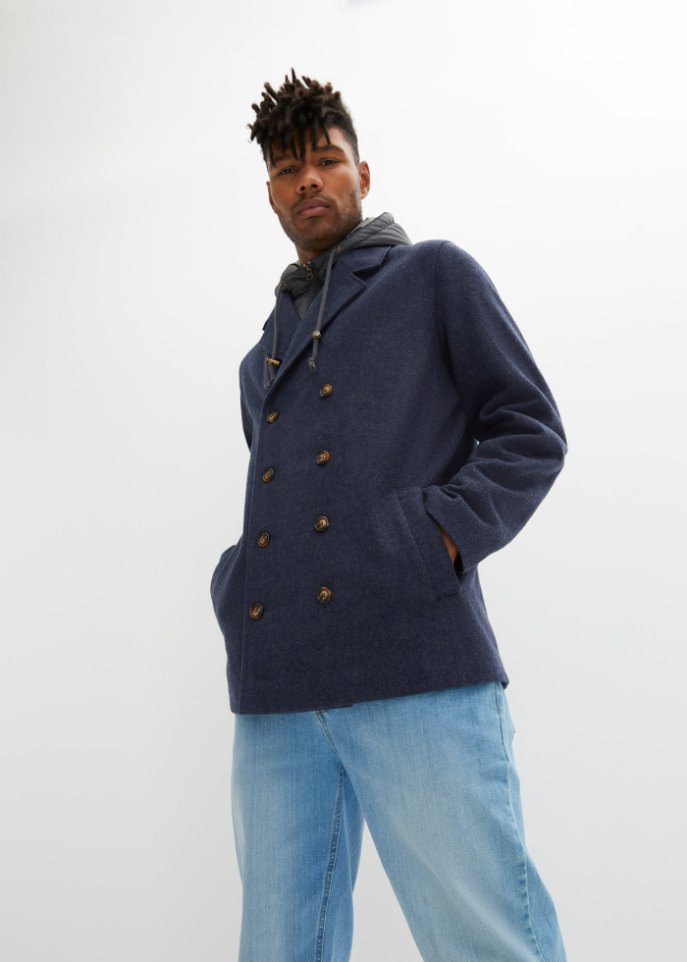 Winter-Cabanjacke 2 in 1 Optik