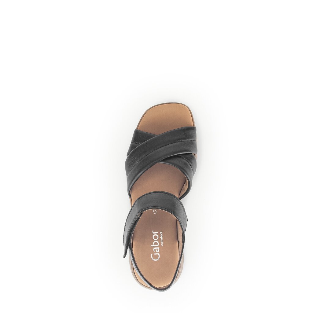 Gabor comfort Plateau Sandale schwarz