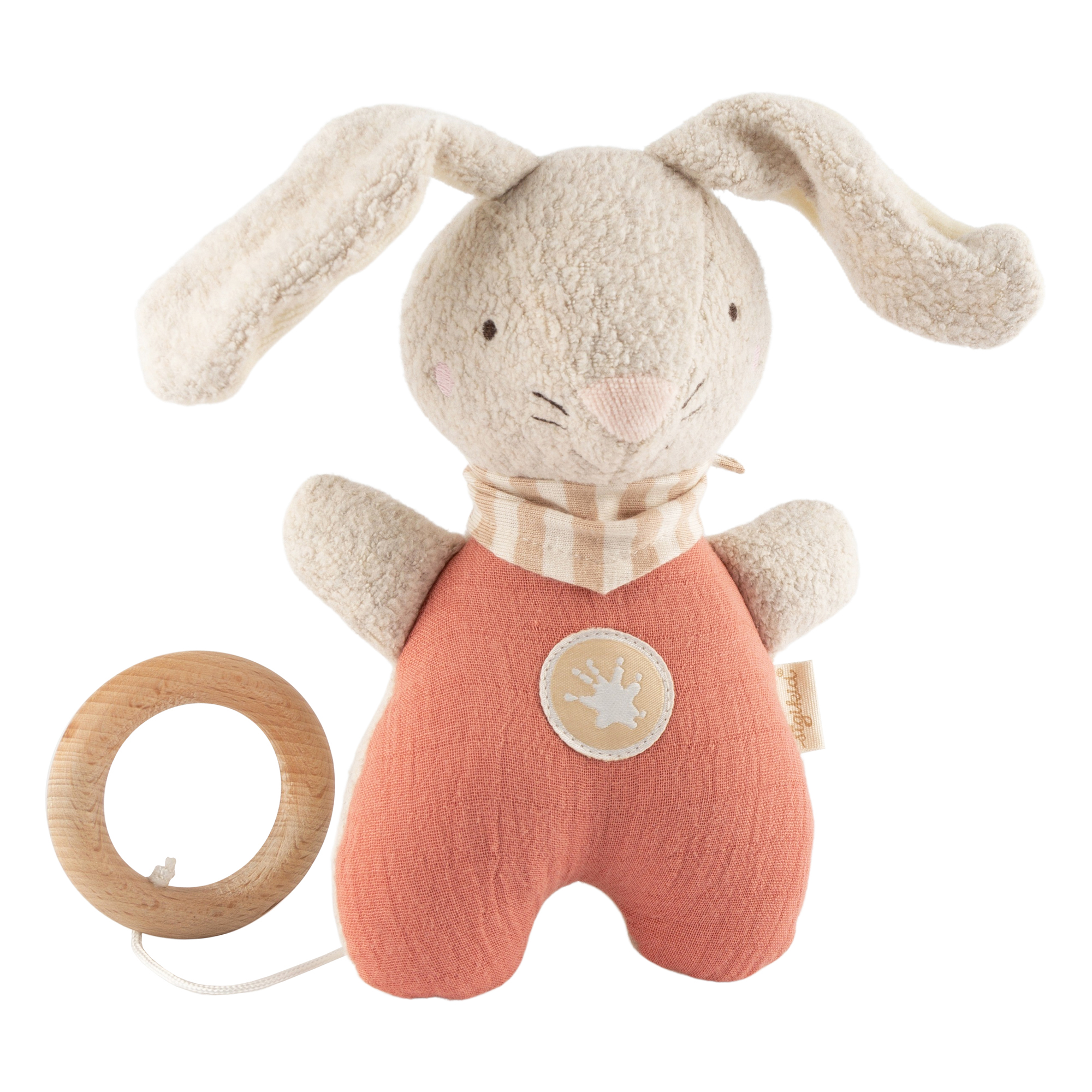 Baby Musselin Spieluhr Hase