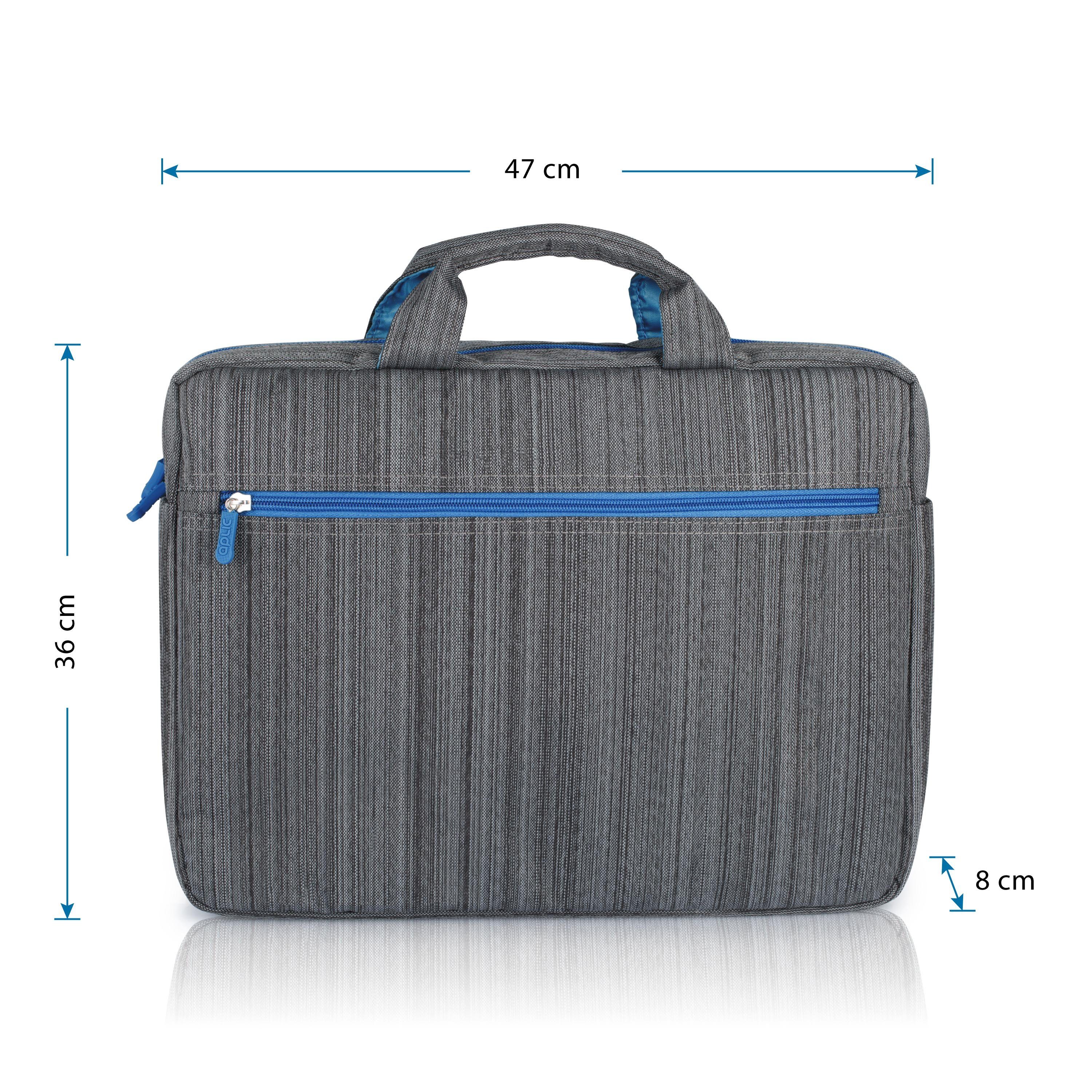 Aplic Laptoptasche, Notebooktasche mit Zubehörfächern für Laptops bis 17,3