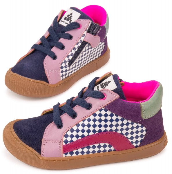 Acebos ~ MidCut Schnürschuh Leder ~ Berry