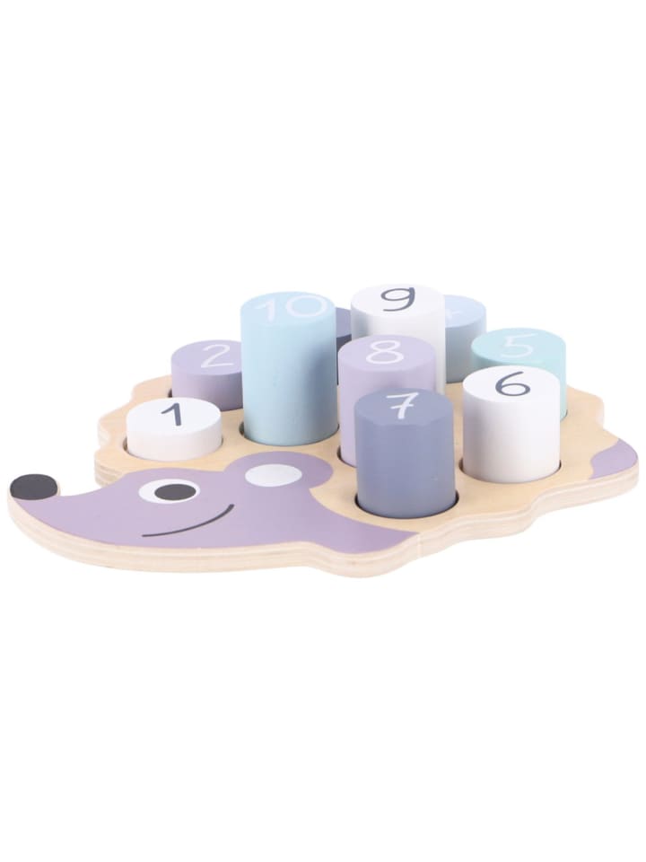 Otto Simon Igel Puzzle aus Holz 10 Zylinder mit Zahlen 2 Jahre günstig kaufen onesize