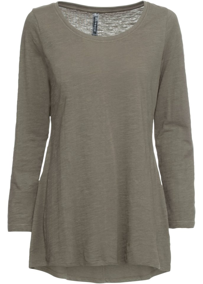 Langarmshirt mit Rundhalsausschnitt