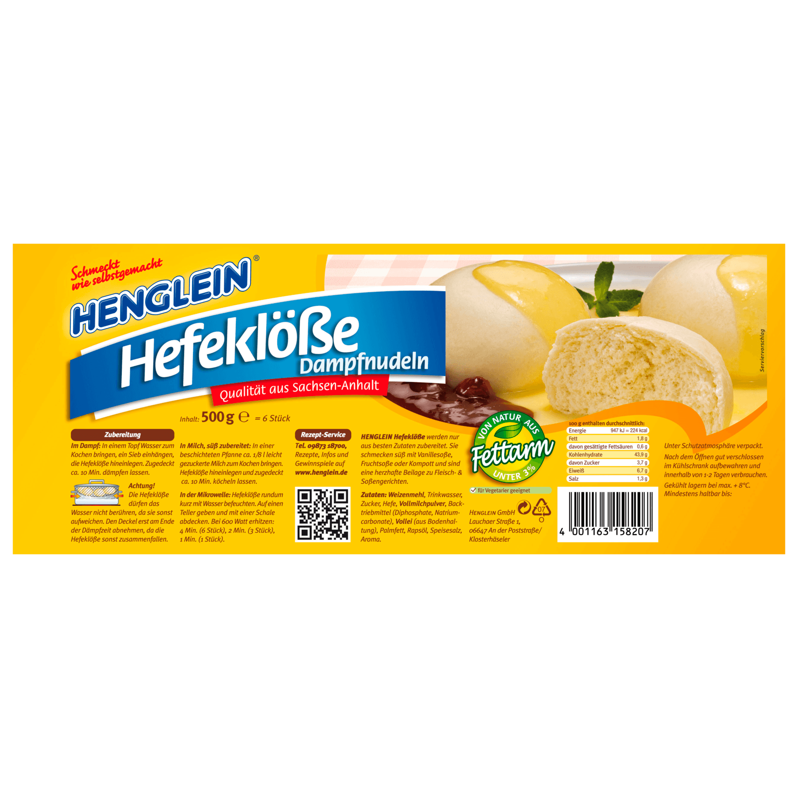 Henglein Hefeklöße 500g