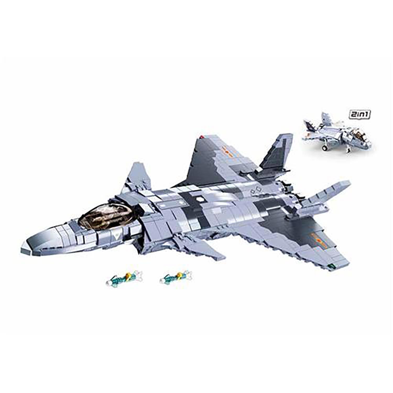 Kampfjet Mighty Dragon - Bausteine Set M38-B0931