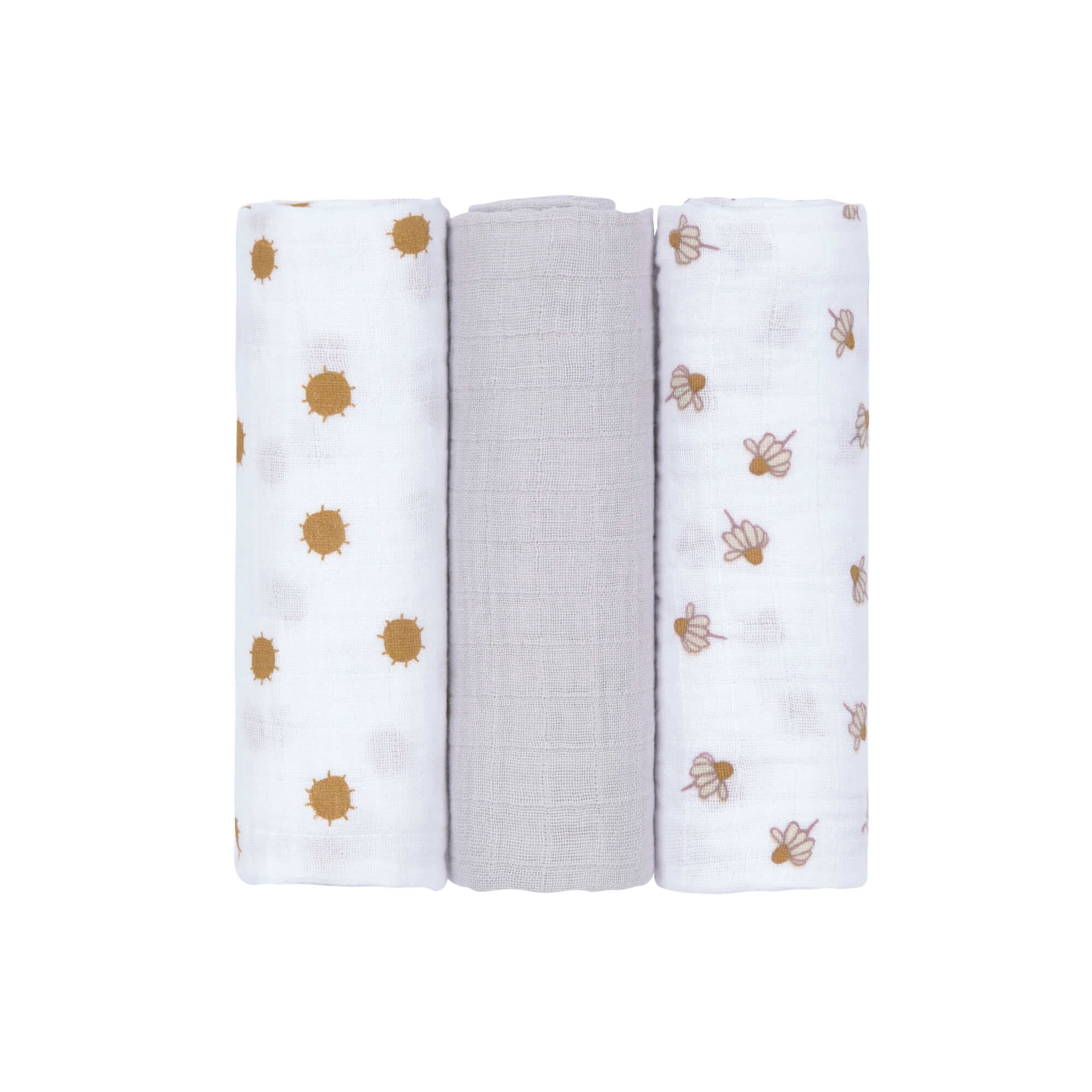 Mulltücher (3 Stk) - Swaddle & Burp Blanket L, Adventure Libelle