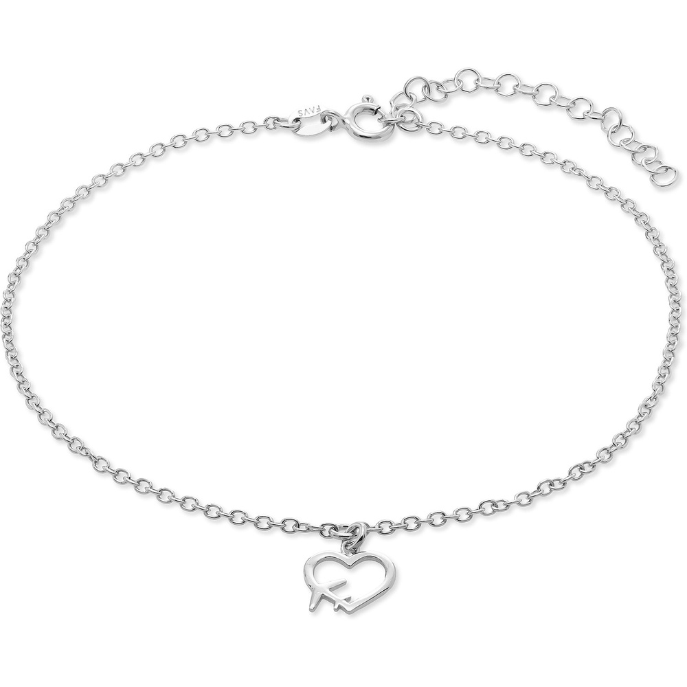 FAVS Bracelet cheville 925 Argent Bracelet