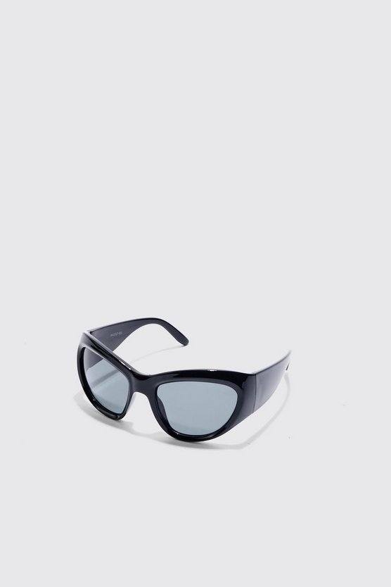 Sonnenbrille mit Metallic-Gestell