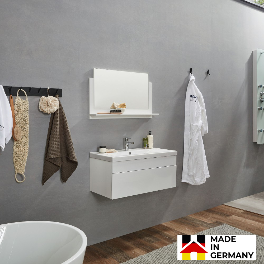 Home Deluxe Badmöbel WANGEROOGE BIG 80 cm M - weiß