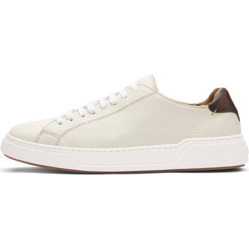 Lottusse SneakerAusGenarbtemKalbslederInCremeweiß