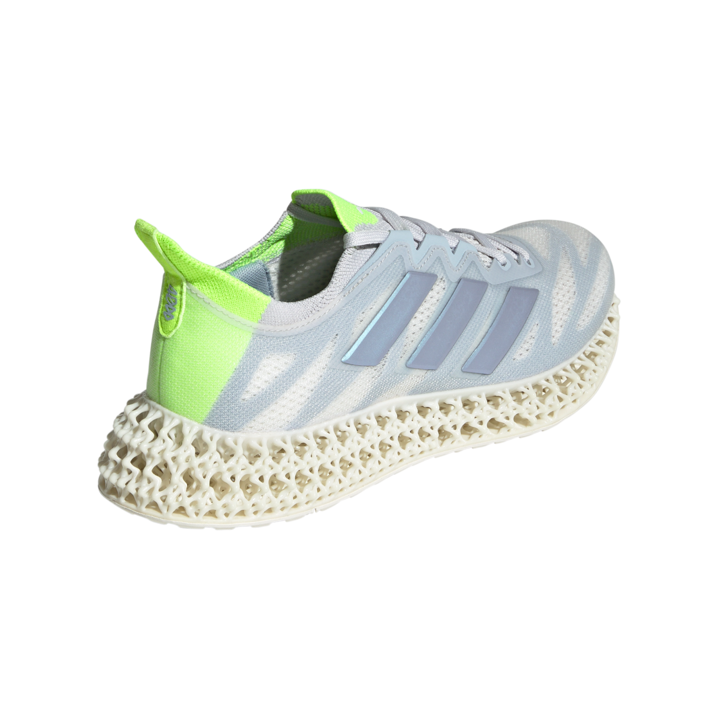 adidas 4DFWD 3 Damen Grau Lila Gelb Laufschuh