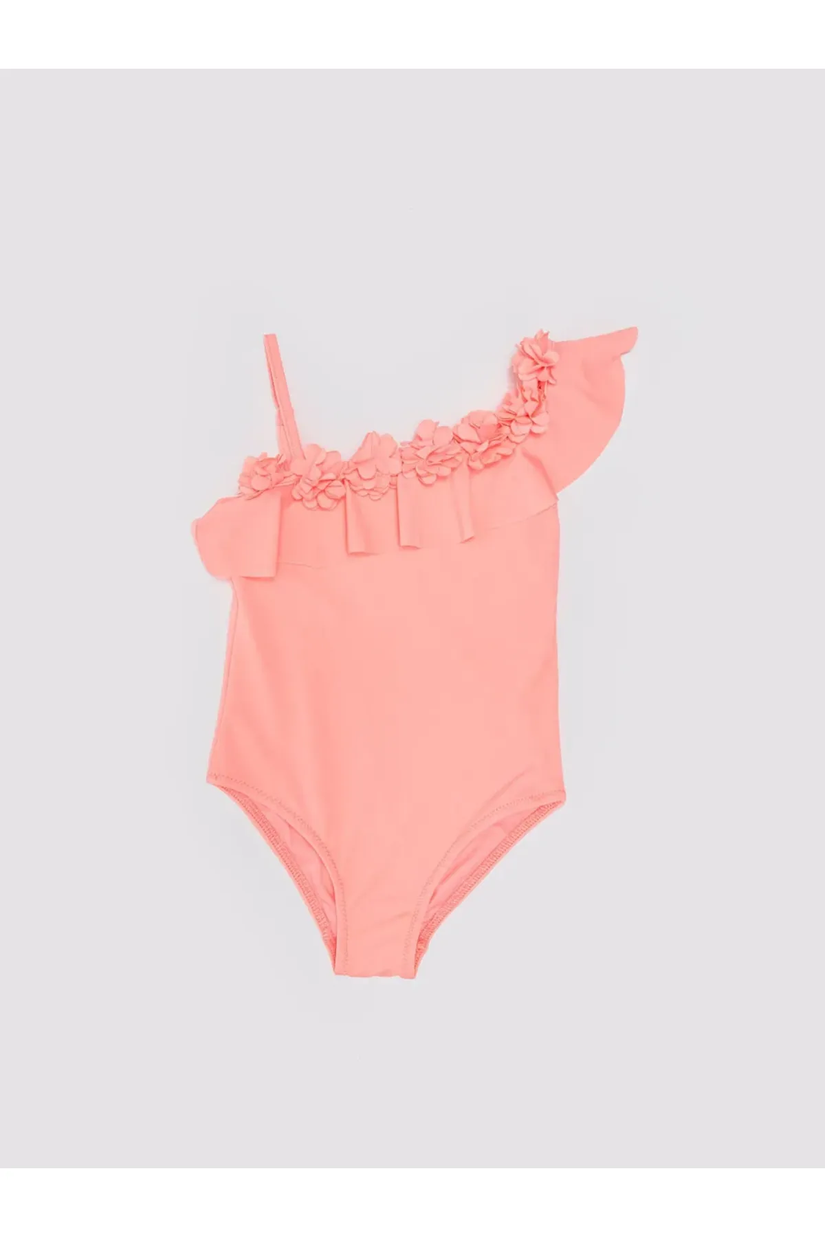 LC Waikiki  Lcw Kids Badeanzug für Mädchen mit Blumen-Detail