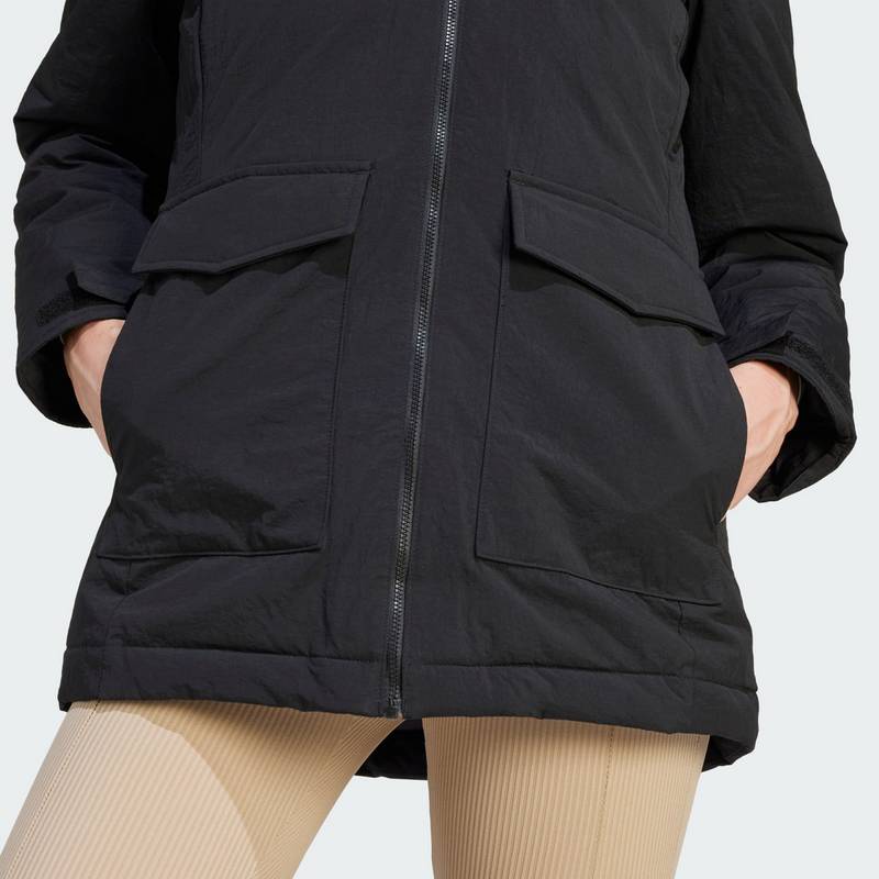 adidas Hooded Fur Parka Softshelljacke Damen