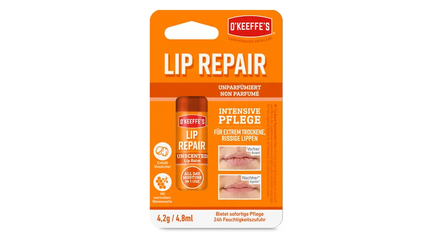 O'Keeffe's® Lip Repair Lippenpflege unparfümiert 4.2 g
