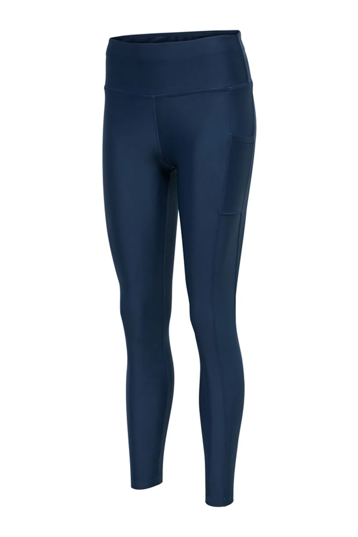 hummel  Sport-Leggings - Blau - Mittlerer Bund