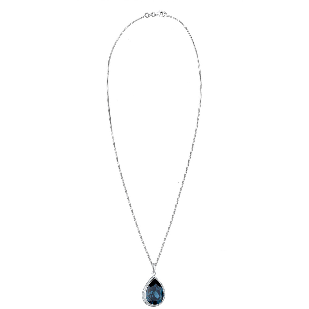 Elli Elli Collier Tropfen Kristall 925 Sterling Silber collier